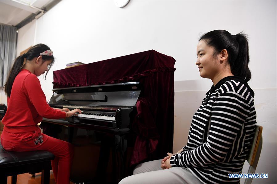 CHINA-ANHUI-SPECIAL EDUCATION-PIANO TEACHER (CN)
