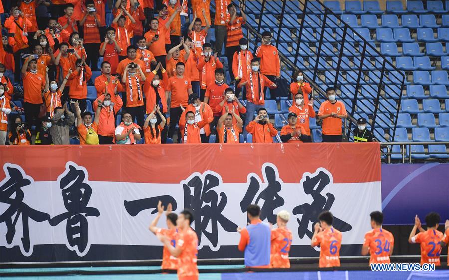 (SP)CHINA-JIANGSU-SUZHOU-FOOTBALL-CSL-SHANDONG VS BEIJING (CN)