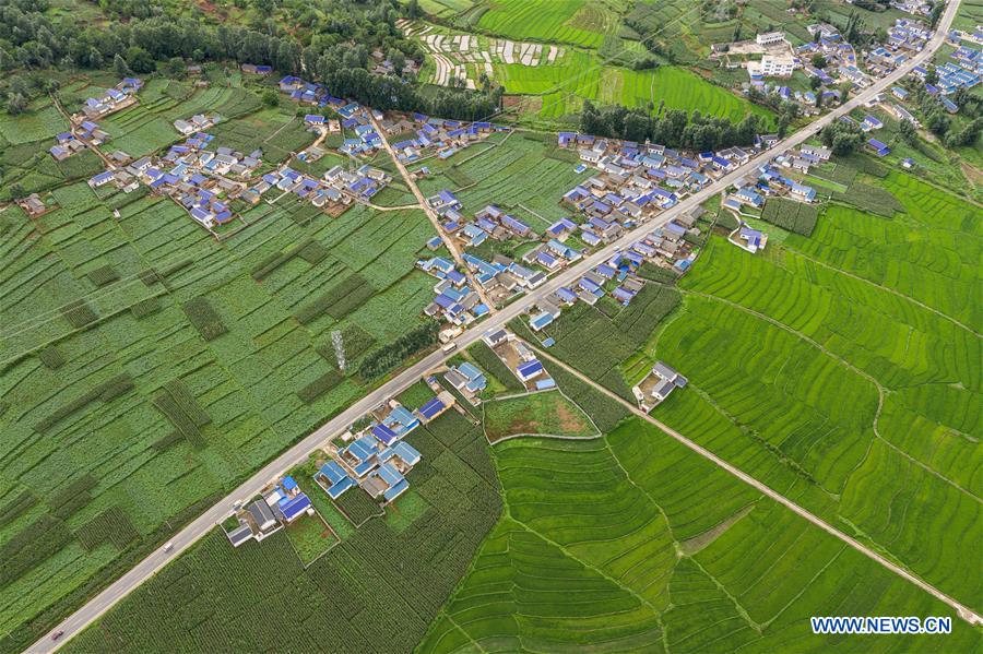 CHINA-SICHUAN-ZHAOJUE-POVERTY ALLEVIATION-AERIAL VIEW (CN)