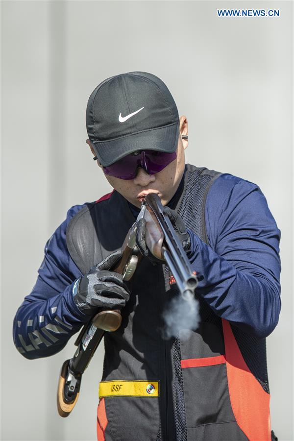 (SP)CHINA-SHANXI-LINFEN-SHOOTING-CHINESE NATIONAL CHAMPIONSHIPS-SHOTGUN (CN)