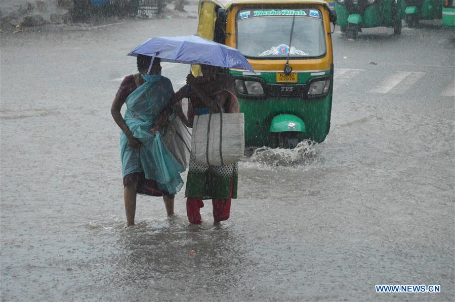 INDIA-BANGALORE-HEAVY RAIN