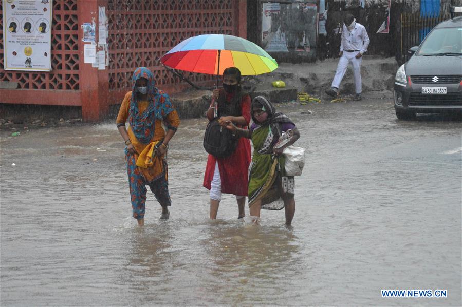 INDIA-BANGALORE-HEAVY RAIN