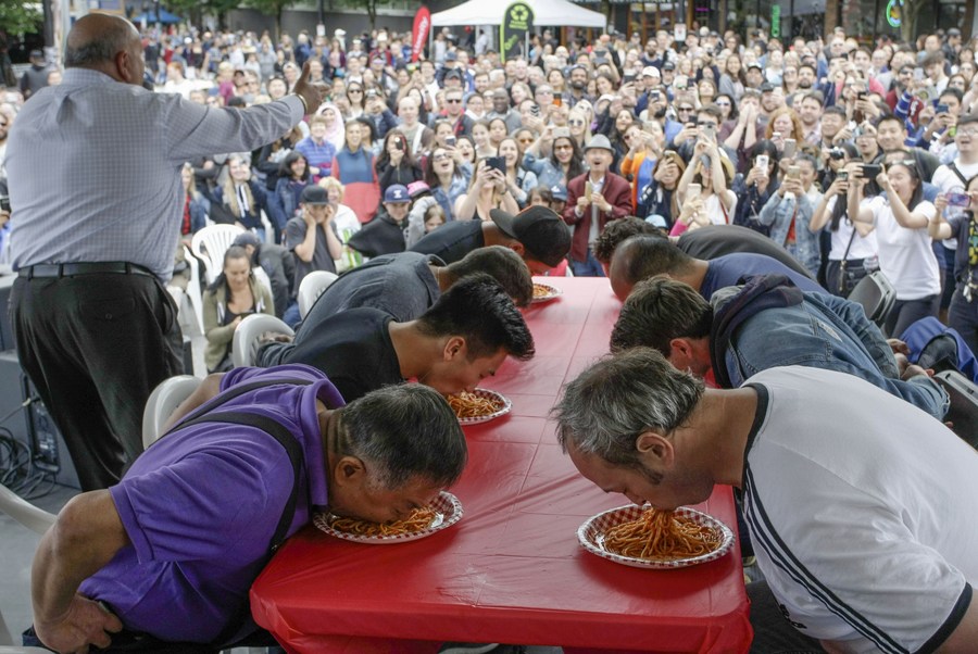 In pics Celebrate the eating of pasta on World Pasta Day Xinhua