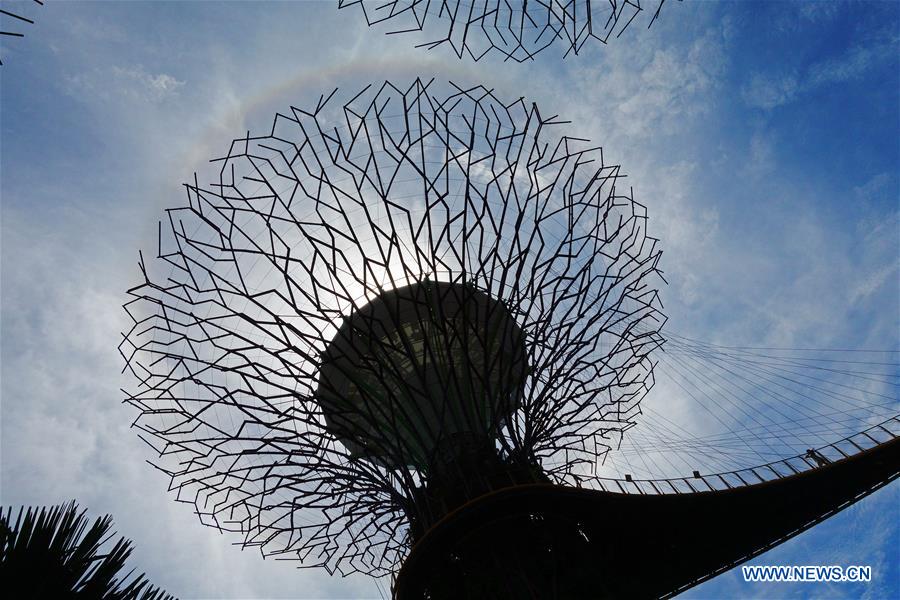 SINGAPORE-SUN HALO-VIEW