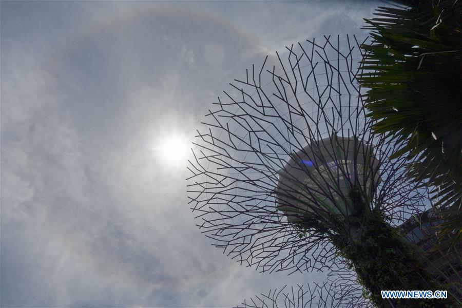 SINGAPORE-SUN HALO-VIEW