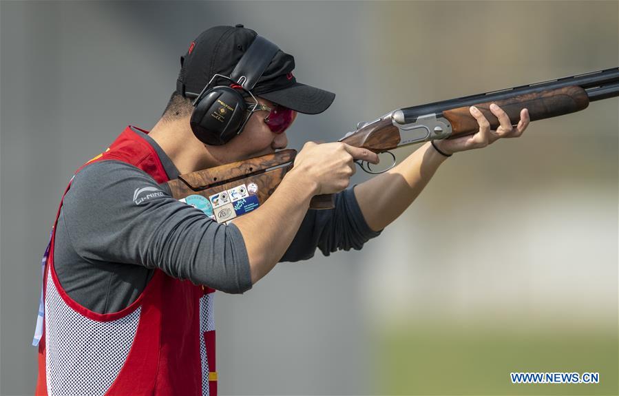 (SP)CHINA-SHANXI-LINFEN-SHOOTING-CHINESE NATIONAL CHAMPIONSHIPS-TRAP QUALIFICATION (CN)
