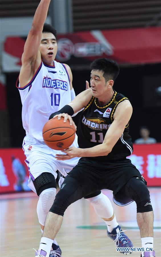(SP)CHINA-ZHUJI-BASKETBALL-CBA LEAGUE-TIANJIN VS LIAONING (CN)
