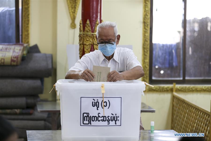 MYANMAR-YANGON-ADVANCE VOTING-GENERAL ELECTIONS