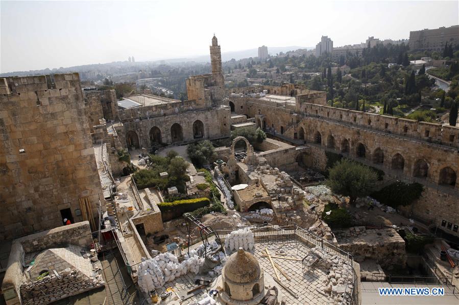 MIDEAST-JERUSALEM-OLD CITY-DAVID TOWER