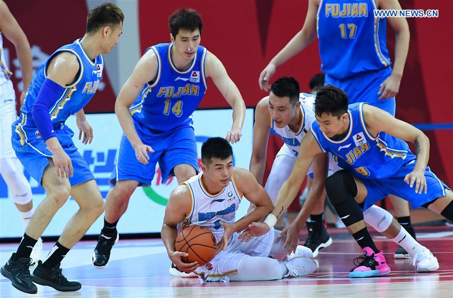 (SP)CHINA-ZHUJI-BASKETBALL-CBA LEAGUE-BEIJING VS FUJIAN (CN)