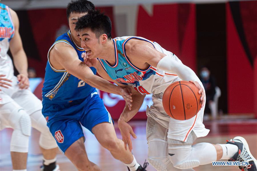 (SP)CHINA-ZHUJI-BASKETBALL-CBA LEAGUE-XINJIANG VS JIANGSU (CN)