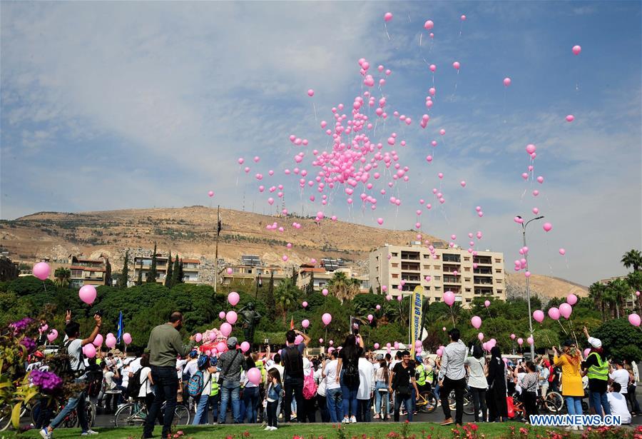 SYRIA-DAMASCUS-BREAST CANCER-ACTIVITY