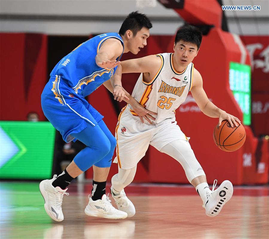 (SP)CHINA-ZHUJI-BASKETBALL-CBA LEAGUE-SHANXI VS FUJIAN (CN)
