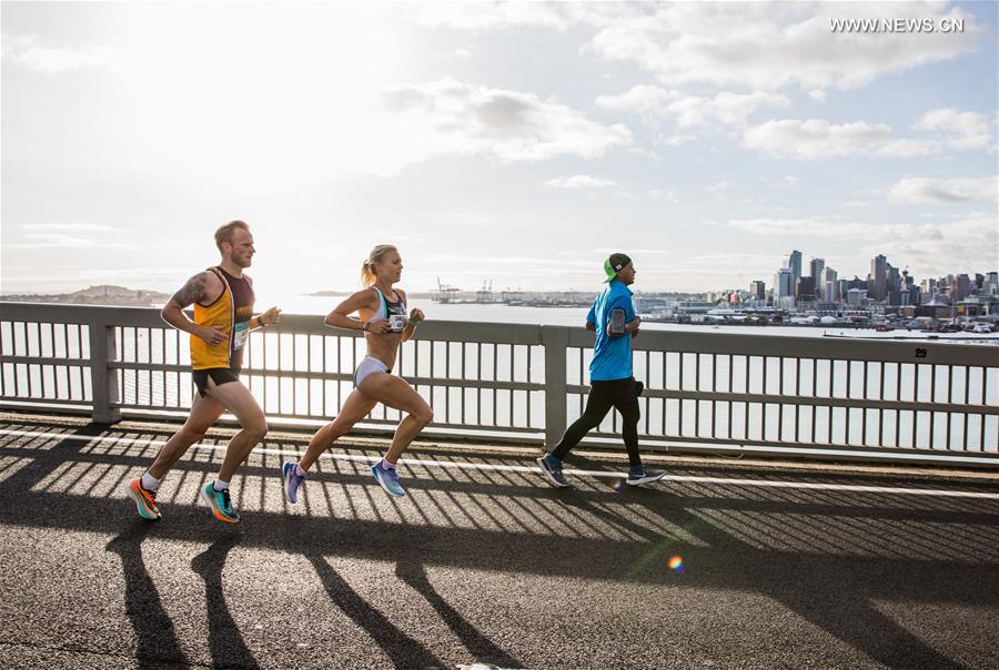 Runners participate in 29th Auckland Marathon amid COVID19 pandemic Xinhua English.news.cn