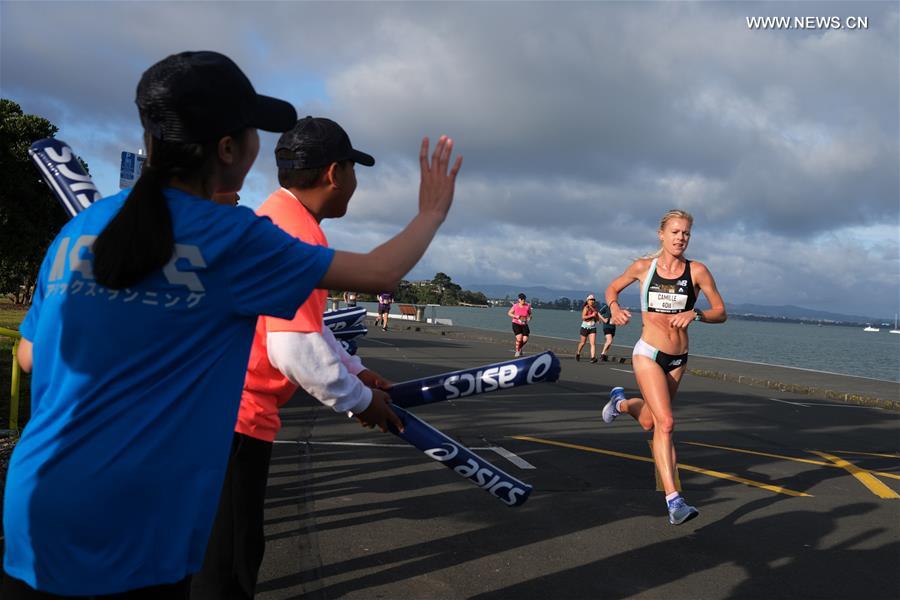Runners participate in 29th Auckland Marathon amid COVID19 pandemic Xinhua English.news.cn