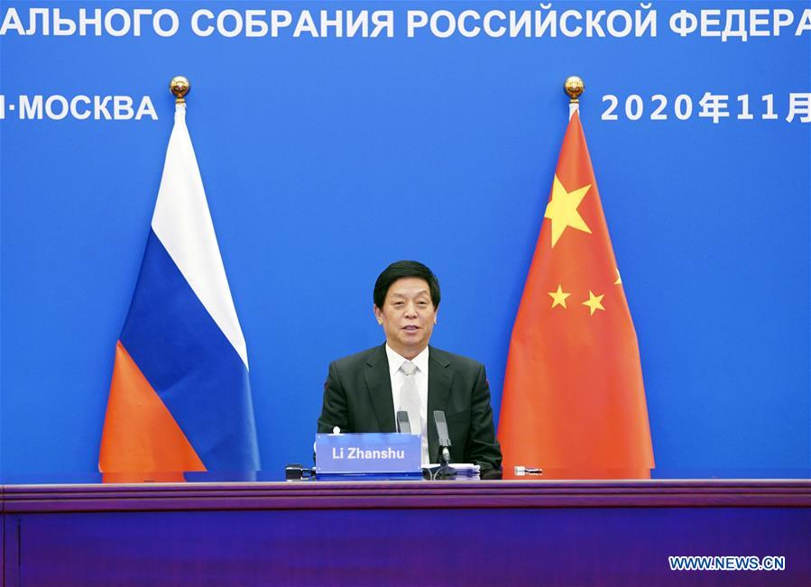 CHINA-BEIJING-LI ZHANSHU-MEETING OF THE CHINA-RUSSIA COMMITTEE FOR PARLIAMENTARY COOPERATION (CN)