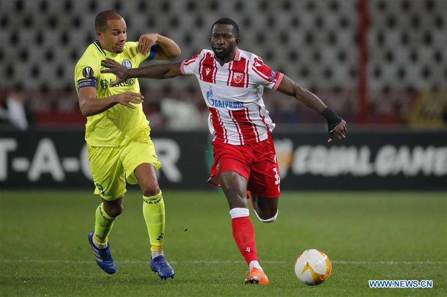 (SP)SERBIA-BELGRADE-FOOTBALL-UEFA EUROPA LEAGUE-CRVENA ZVEZDA VS GENT