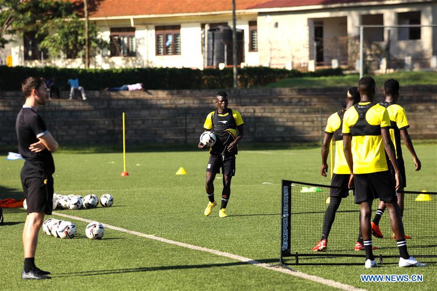 (SP)UGANDA-KAMPALA-NATIONAL FOOTBALL TEAM-TRAINING