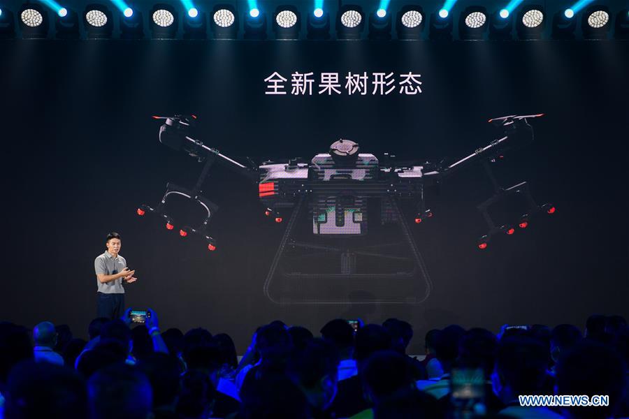 Chinese drone maker DJI launches new crop protection drones Xinhua | English.news.cn
