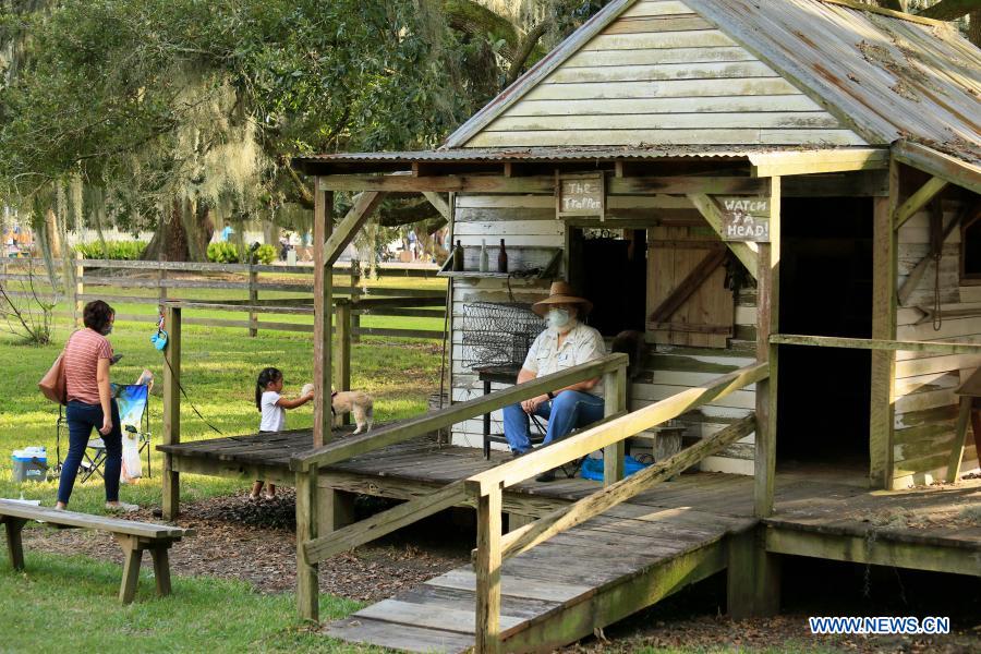 Destrehan Plantation's Fall Event held in Louisiana, U.S. Xinhua
