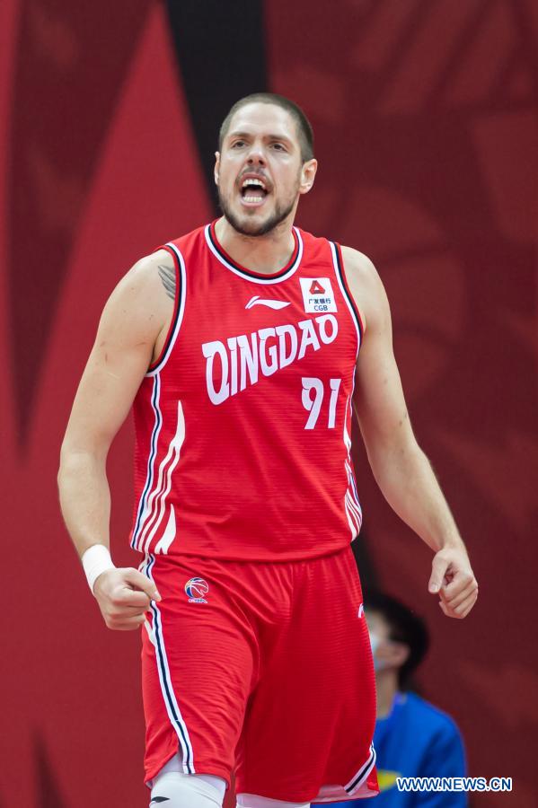 Qingdao Eagles outscore Tianjing Pioneers for 1st win in CBA second