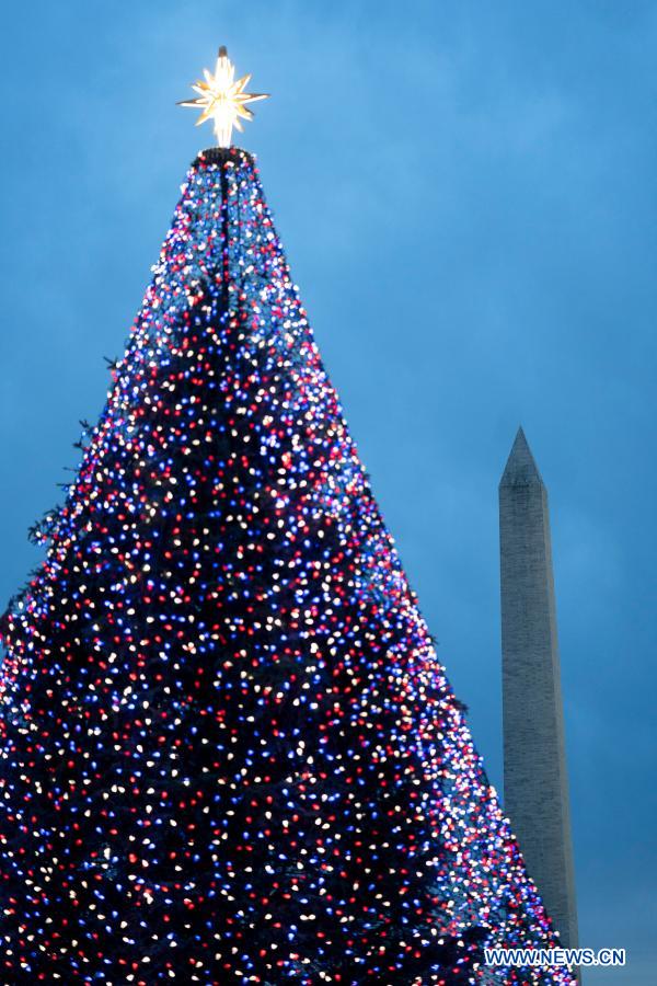 Christmas Tree Lighting Washington Monument
