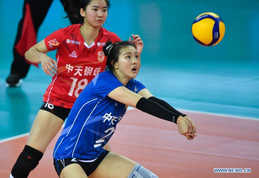 Highlights of Chinese Women's Volleyball Super League Xinhua