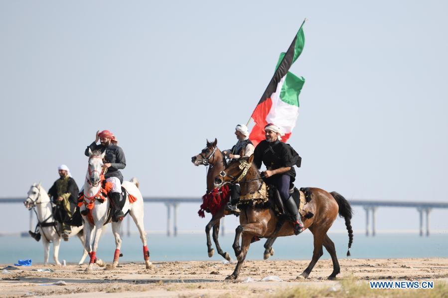 Horseriding show held in Jahra Governorate, Kuwait Xinhua English