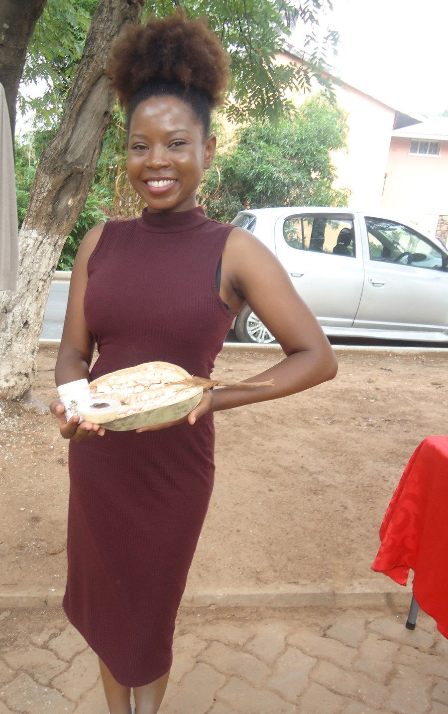 Feature Zambian youth turns skin challenge into cosmetic making