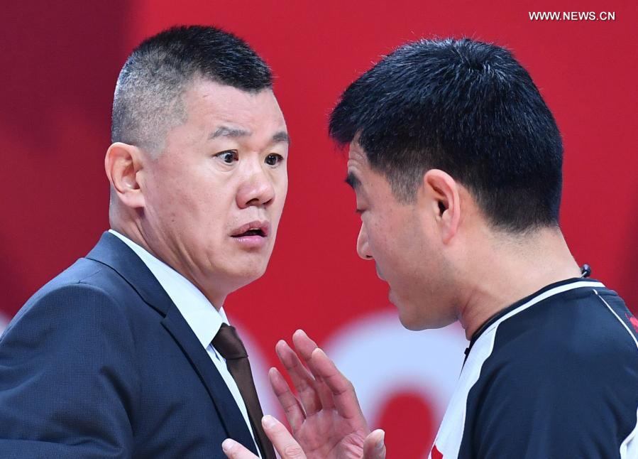 CBA league: Nanjing Monkey Kings vs. Tianjin Pioneers-Xinhua