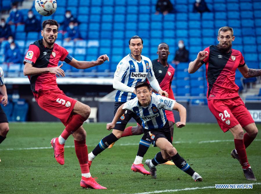 Estragos loco brillante Spanish second division league match: RCD Espanyol vs. Rayo Vallecano -  Xinhua | English.news.cn