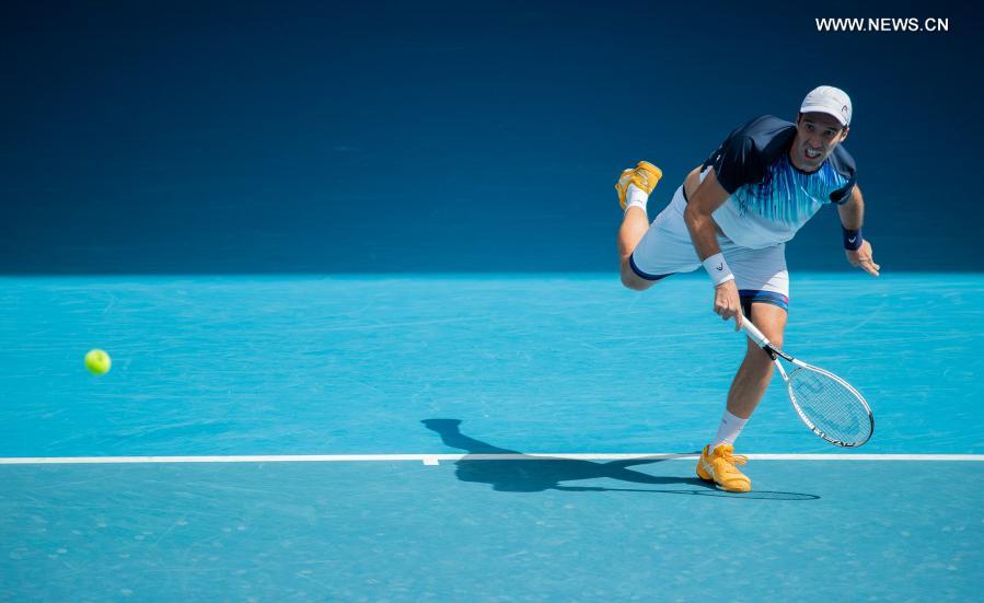 Highlights men's singles round match at Open - Xinhua | English.news.cn