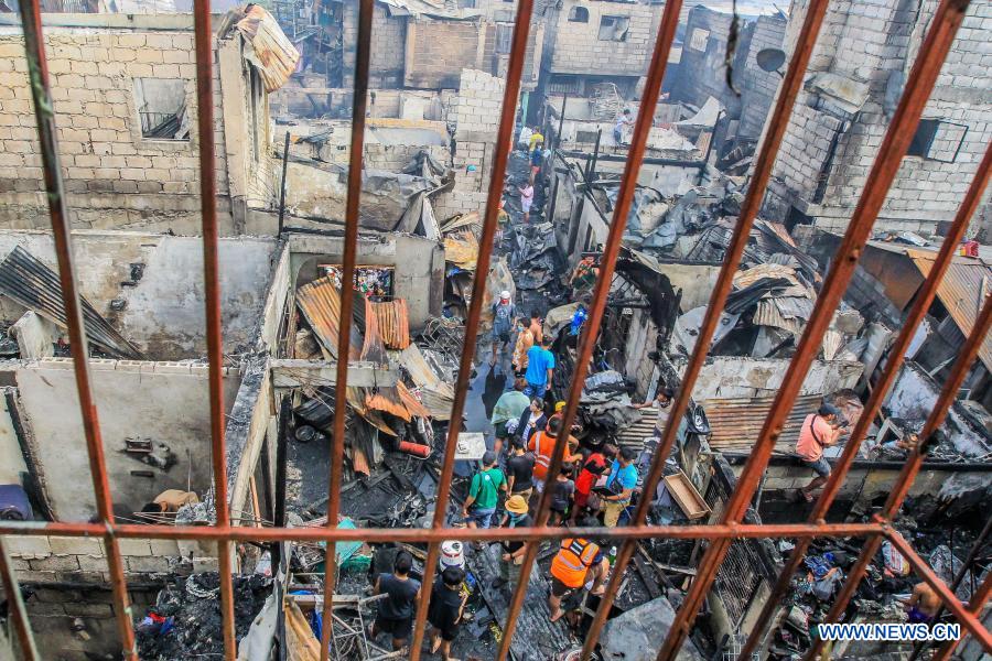 5 dead, 5 injured in house fire in Philippine capital Xinhua