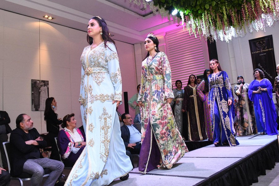 A fashion show of traditional Moroccan ...
