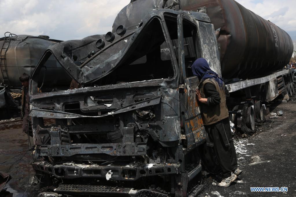 4 killed in fuel tanker explosion in Afghanistan's Kabul media