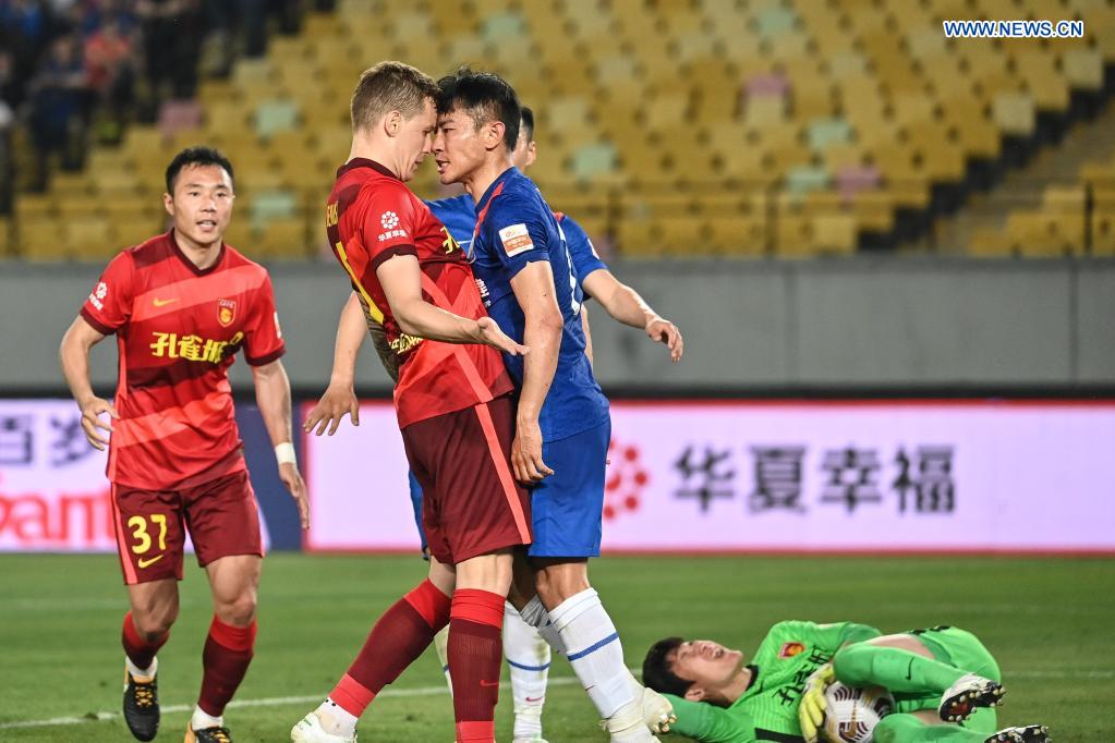 CSL 4th round match Shanghai Shenhua vs. Hebei FC Xinhua English.news.cn