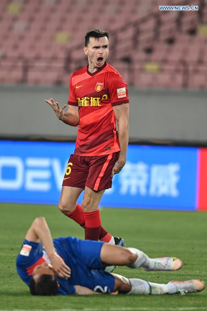 CSL 4th round match Shanghai Shenhua vs. Hebei FC Xinhua English.news.cn