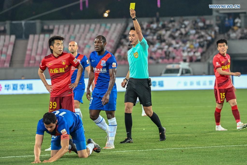 CSL 4th round match Shanghai Shenhua vs. Hebei FC Xinhua English.news.cn
