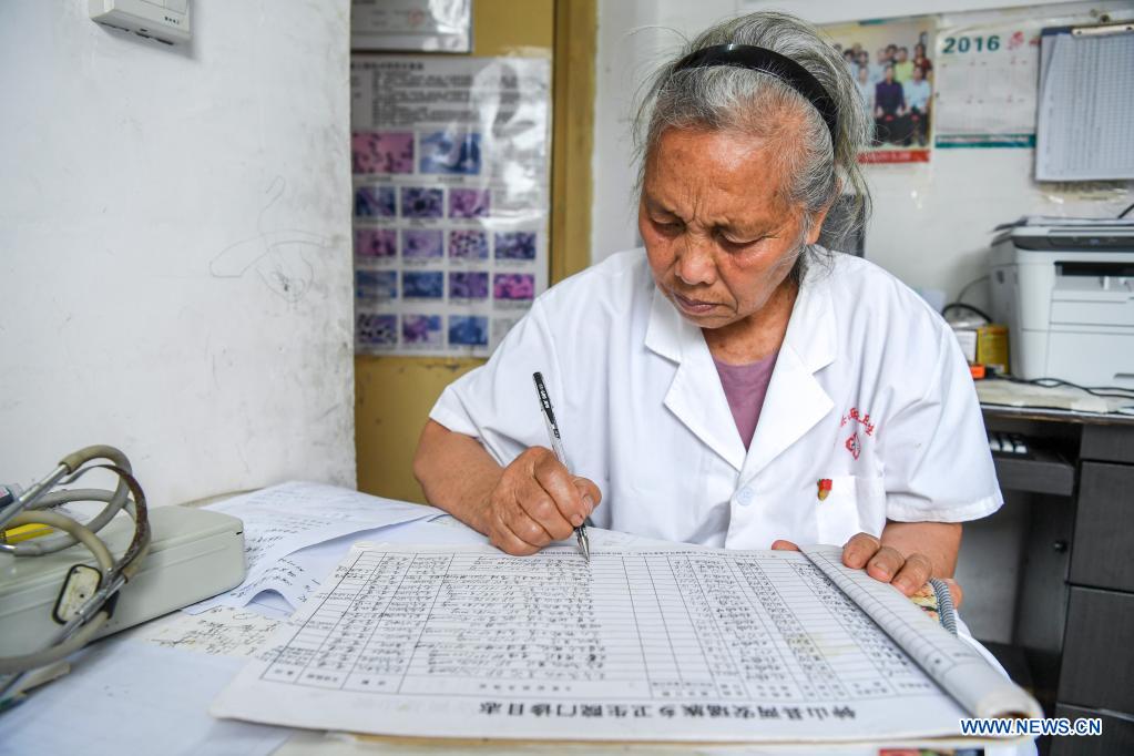 Pic story of village doctor in China's Guangxi Xinhua English.news.cn