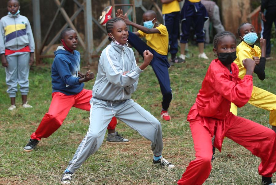 Kenyan youth showcase skills in Kungfu tournament Xinhua English