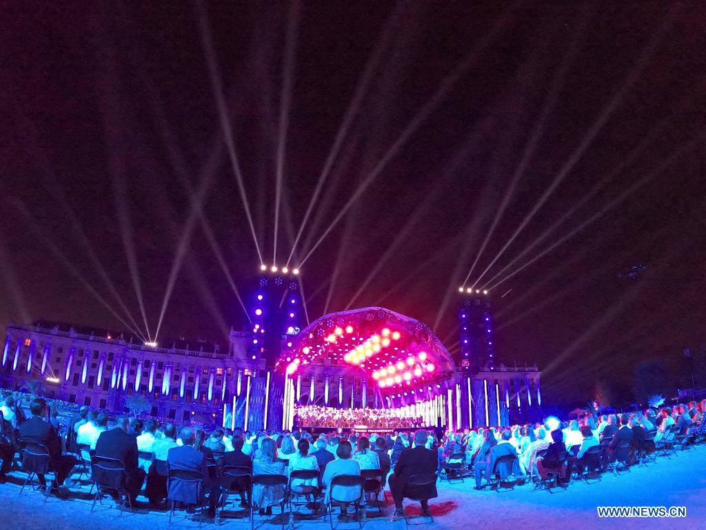 Summer Night Concert 2021 staged at Schoenbrunn Palace in Vienna