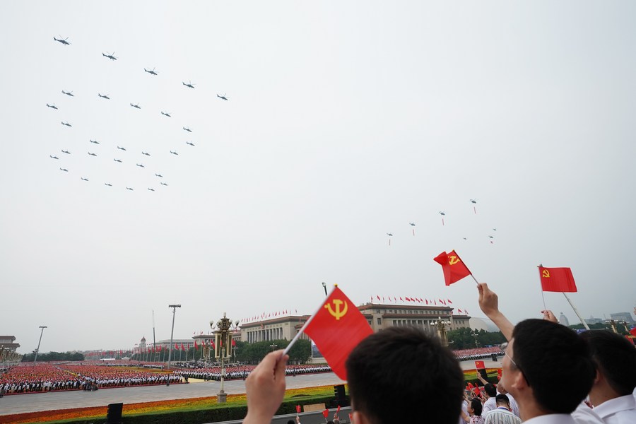 100-gun salute fired to mark CPC centenary 