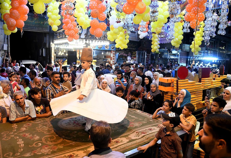 Mideast in Pictures: Happy Eid al-Adha holiday in Syria - Xinhua