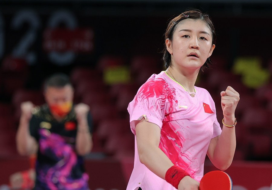 Chinese Female Table Tennis Players Elcho Table