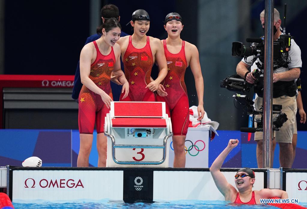 Canada advances to women's 4x200m freestyle relay final at World