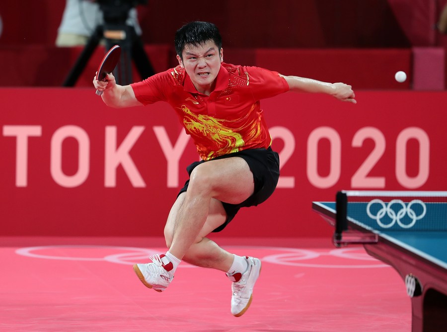 AllChinese finals in Olympic men's, women's singles table tennis