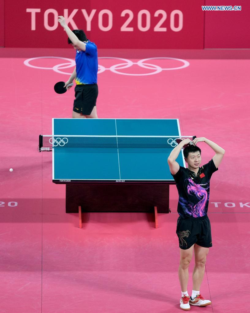 China's Ma makes history with table tennis men's singles gold in Tokyo
