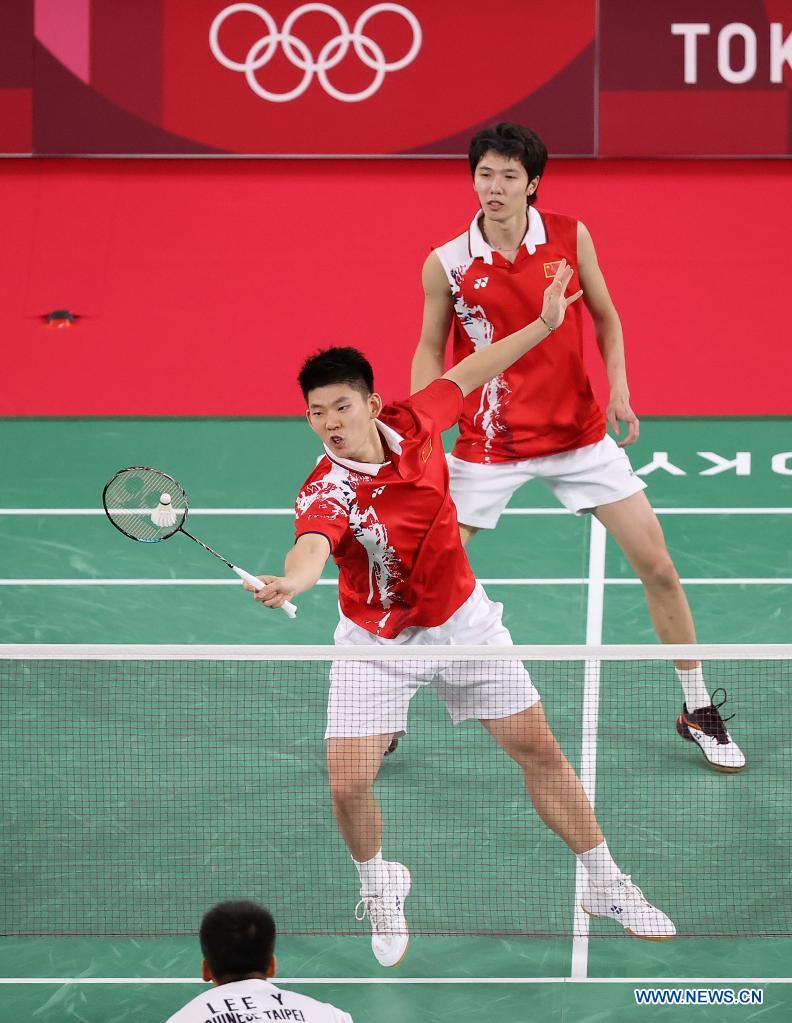 Chinese Taipeis Lee/Wang win gold in badminton mens doubles at Tokyo 2020 