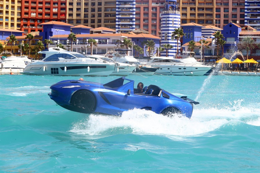 Egyptianbuilt carlike jet skis attract tourists in Egypt's