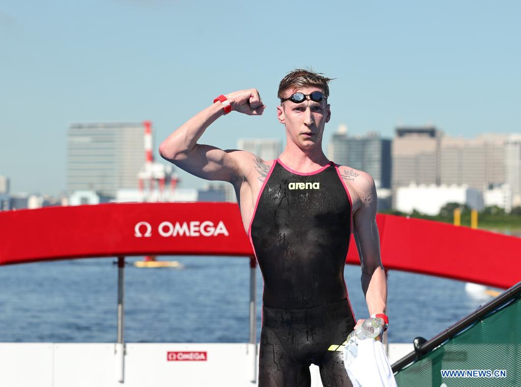 German swimmer wins men's marathon swimming title at Tokyo Olympics